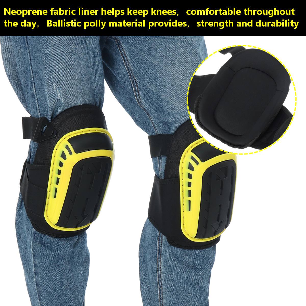 2 teile/satz Gel Knie Pads Für Arbeit Gartenarbeit-schwer Pflicht Professionellen arbeits knie Pads mit EVA Schaum Gel Kissen für Höhle Bau
