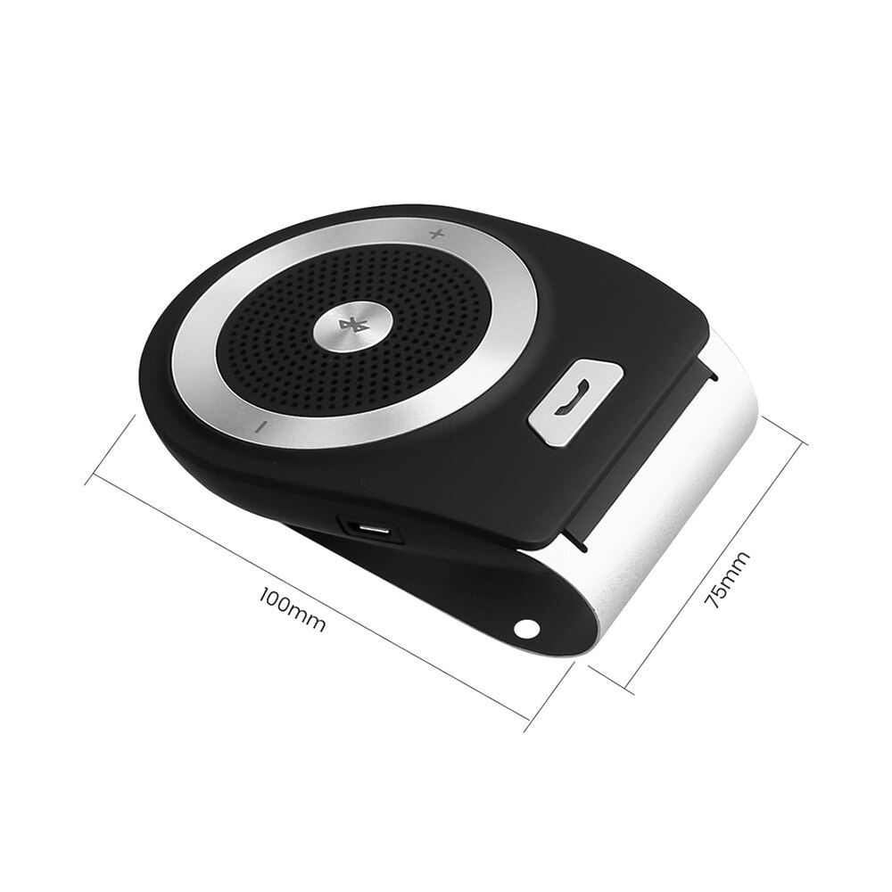 Aoshike 1 stk bil bluetooth kit  t821 handsfree høyttalerstøtte bluetooth 4.1 edr trådløst bilsett solskjerm bil handsfree samtale