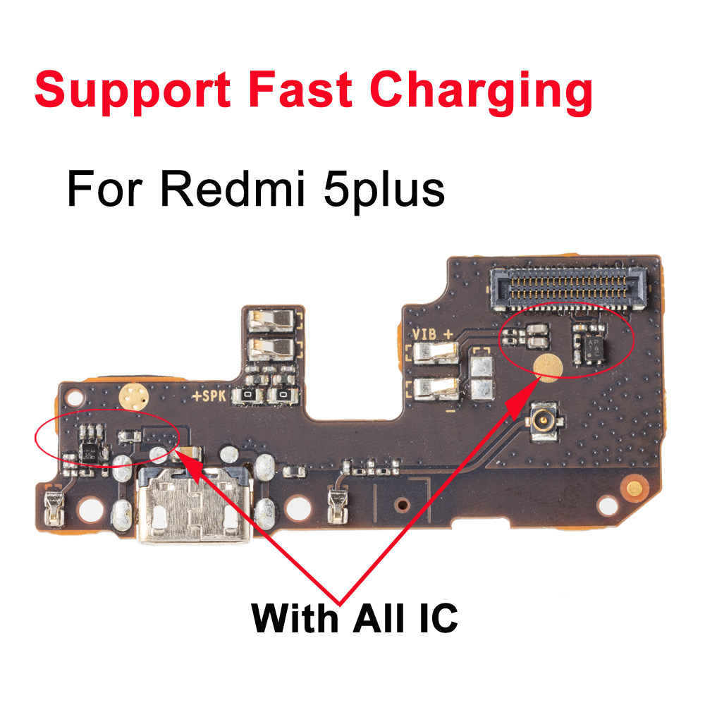 USB Charging Port Flex Support Fast Charging For Xiaomi Redmi 4 4A 4x 4pro 5 5A 5PLUS note 4 4x 5 Dock Charger Connector Flex: For Redmi 5plus