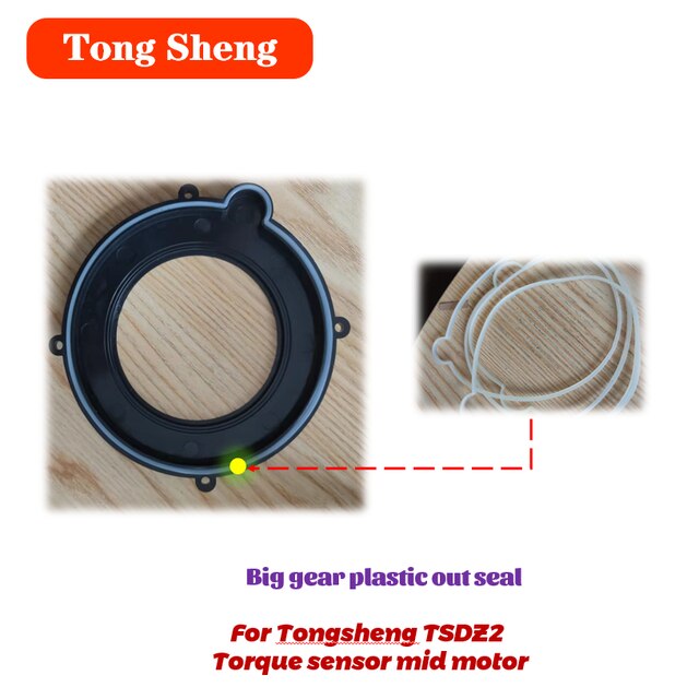 Tongsheng Mid Drive Motor Torque Sensor TSDZ2 Electric Bicycle Ebike Conversion Kit Fixed Screw Seal Parts Accessories: Gear Cover out seal