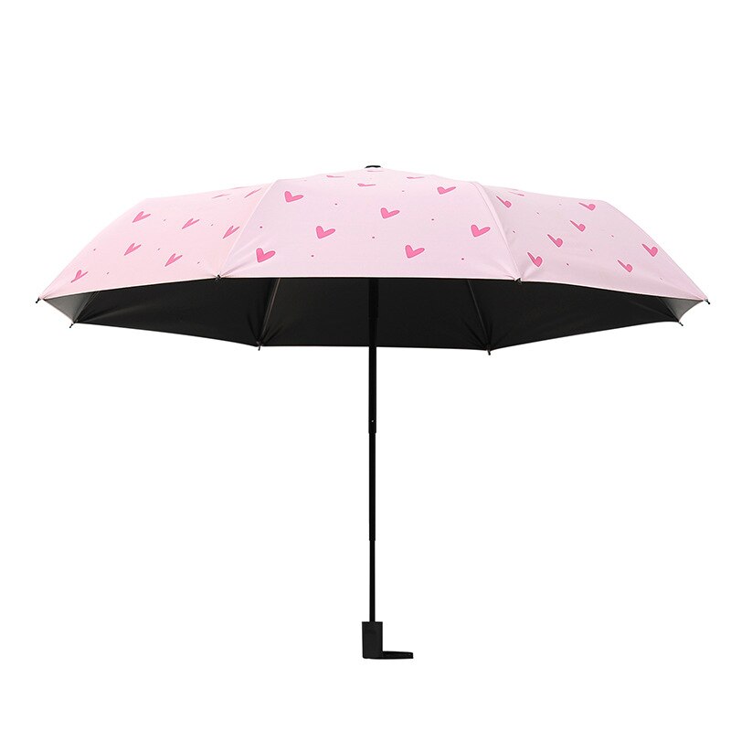 Ins umbrellas, women, sunny rain,two small fresh goddess folding umbrellas,man's sunscreen,ultraviolet sun umbrella,sun umbrella