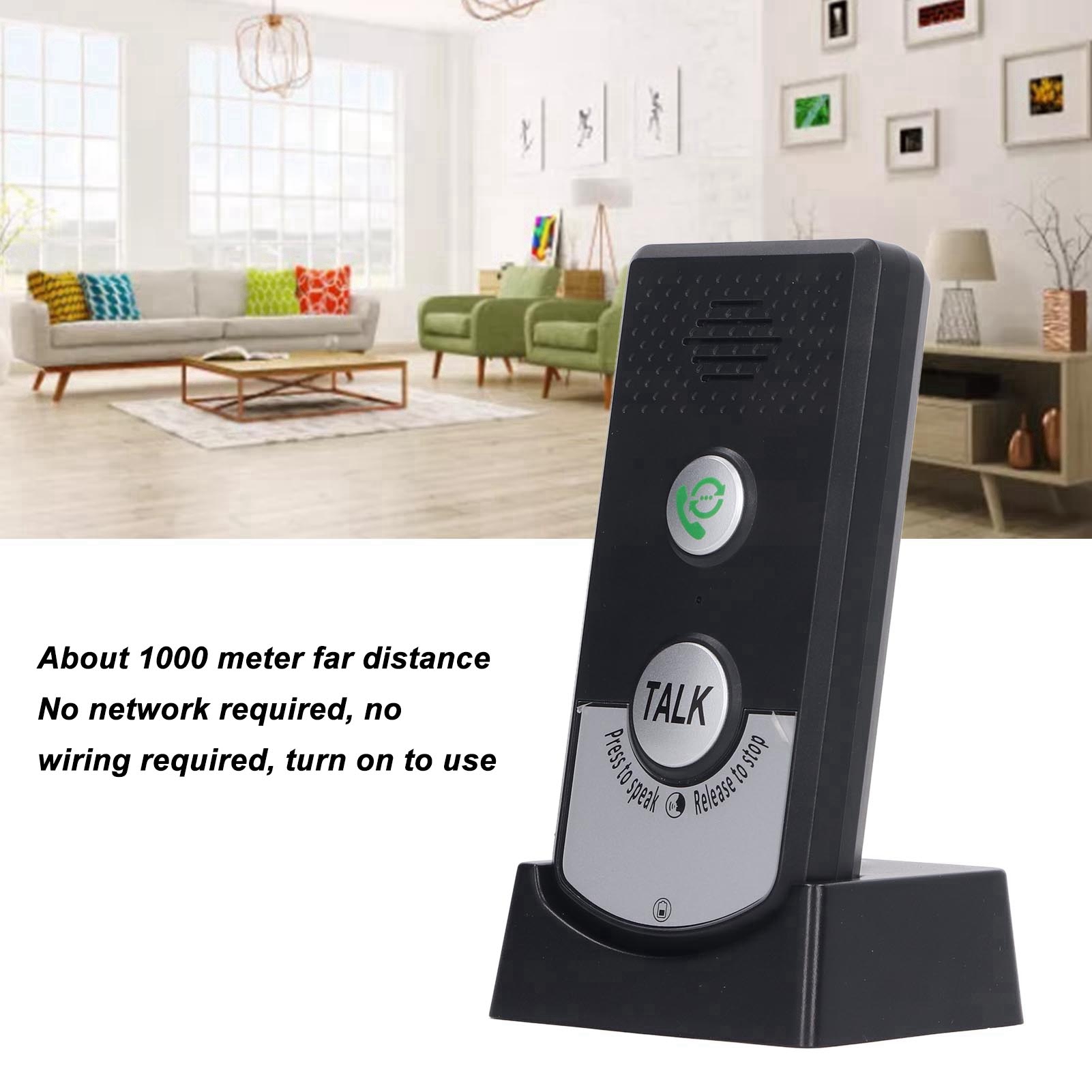 2 Way Voice Intercom Super Long Range Wireless Intercomunicador Rainproof Intercom Doorbell System Unit Doorbell System Unit