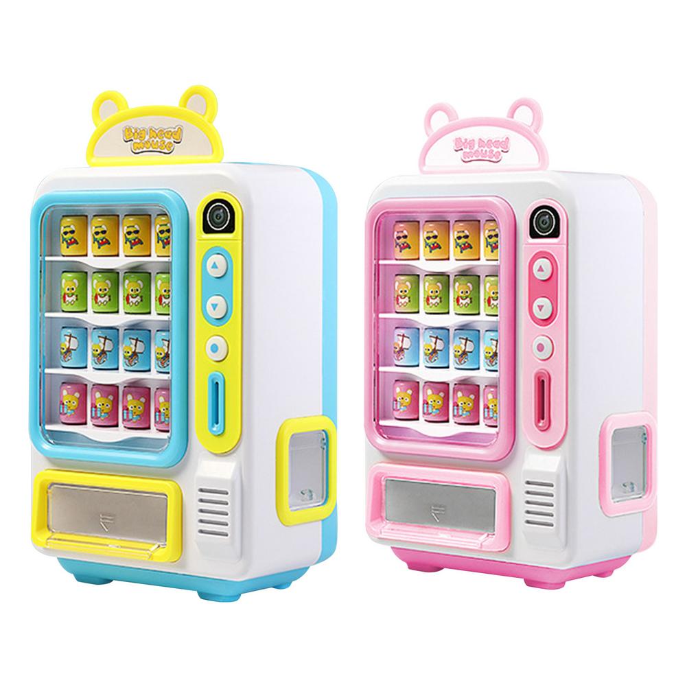 Simulation Pretend Play Toy Vending Drink Machine Shopping Toy Poli Drink Vending Machine Toy Birthday delightful