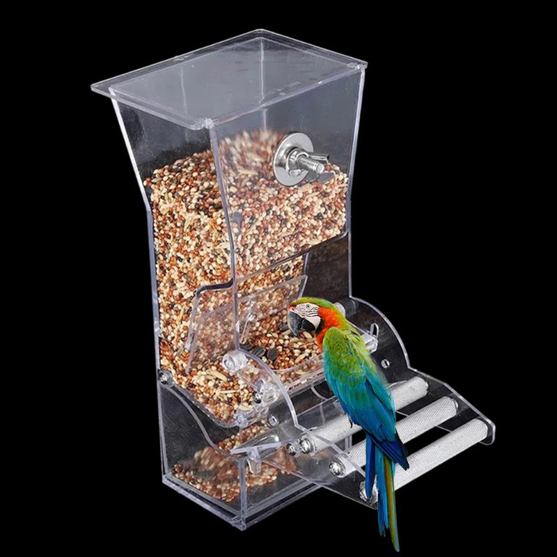 Bird Feeder Parrot Integrated Automatic Feeder wit... – Vicedeal