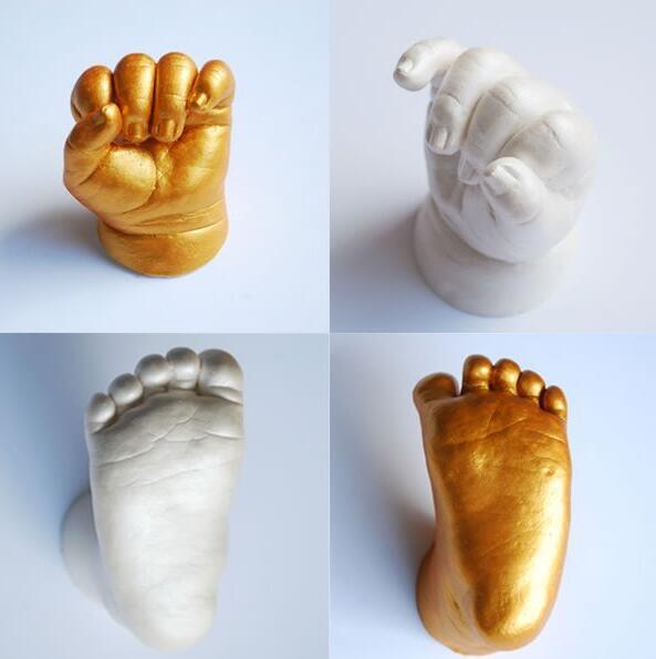 3D hand footprint print baby hand model voet model record geboorte 3d geheugen meisje winter jeugdherinneringen