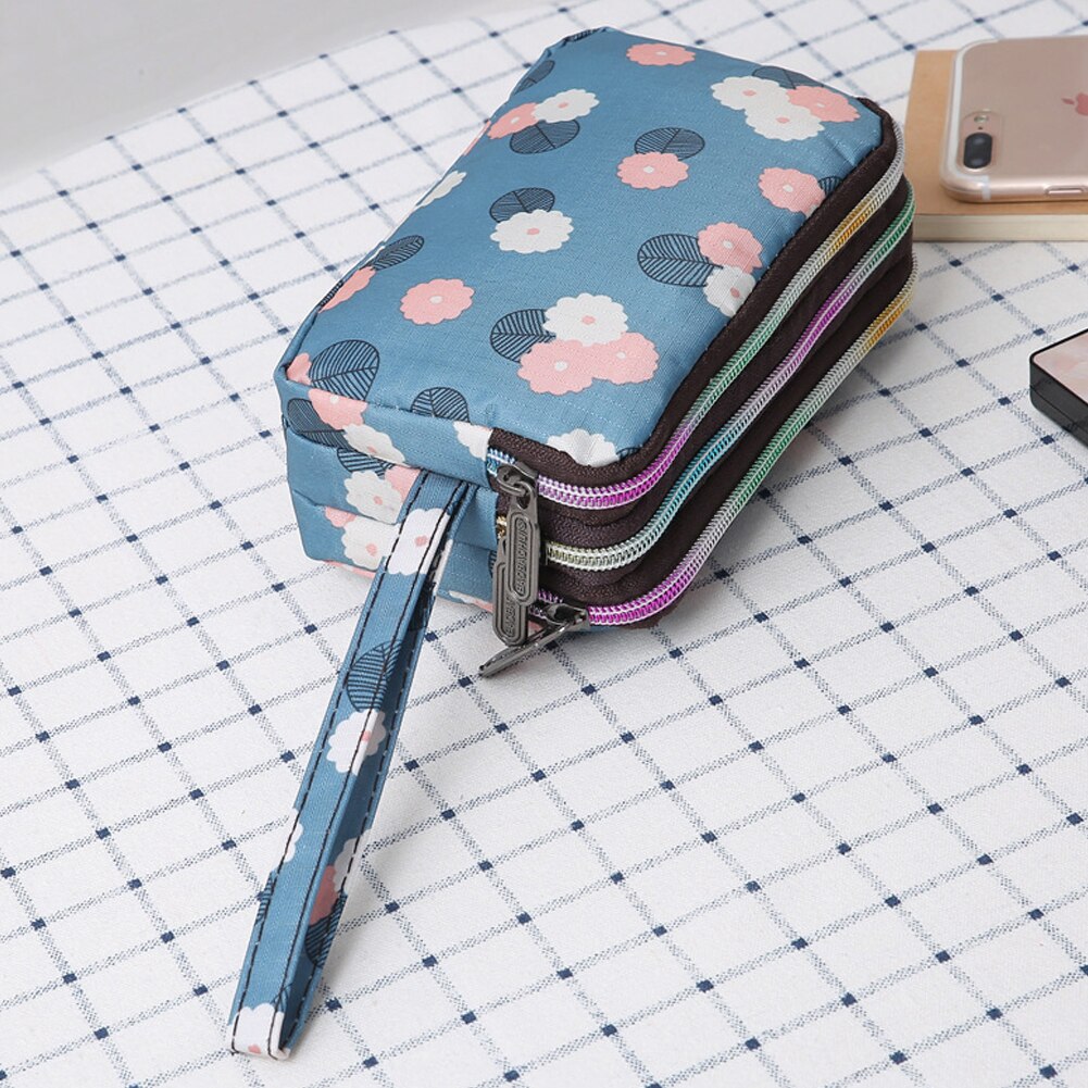 Portefeuilles en toile étanche pour femmes, portefeuilles pour téléphone, étui à poignet, pochette, sacs de maquillage et cosmétiques: H