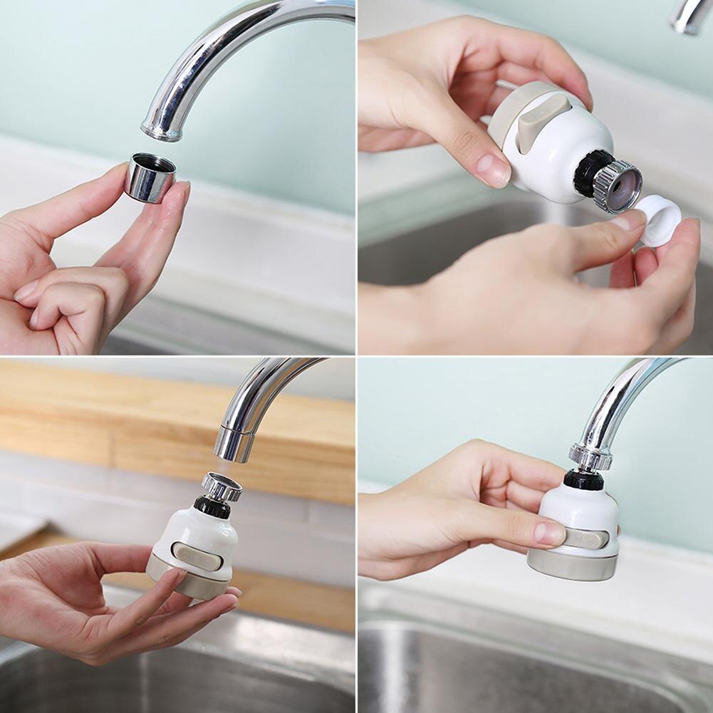 Keuken Water Filter Waterbesparende Apparaat Hoge Druk Kit Kraan Spuit Hoofd Waterbesparende Kranen