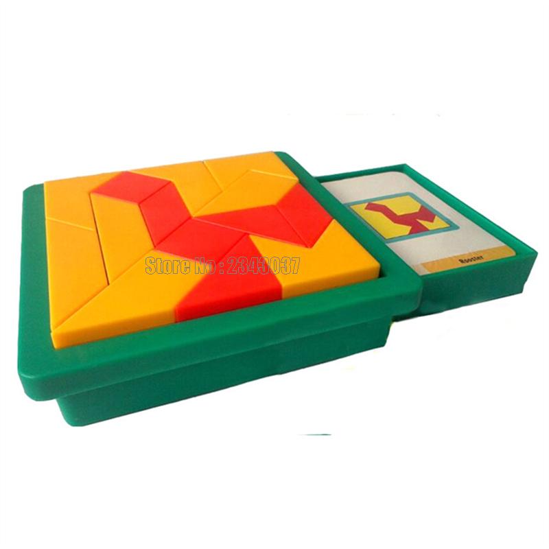 Innovation puslespil intelligens test tangram puslespil hjernetrim børn pædagogisk logisk spil legetøj legetøj