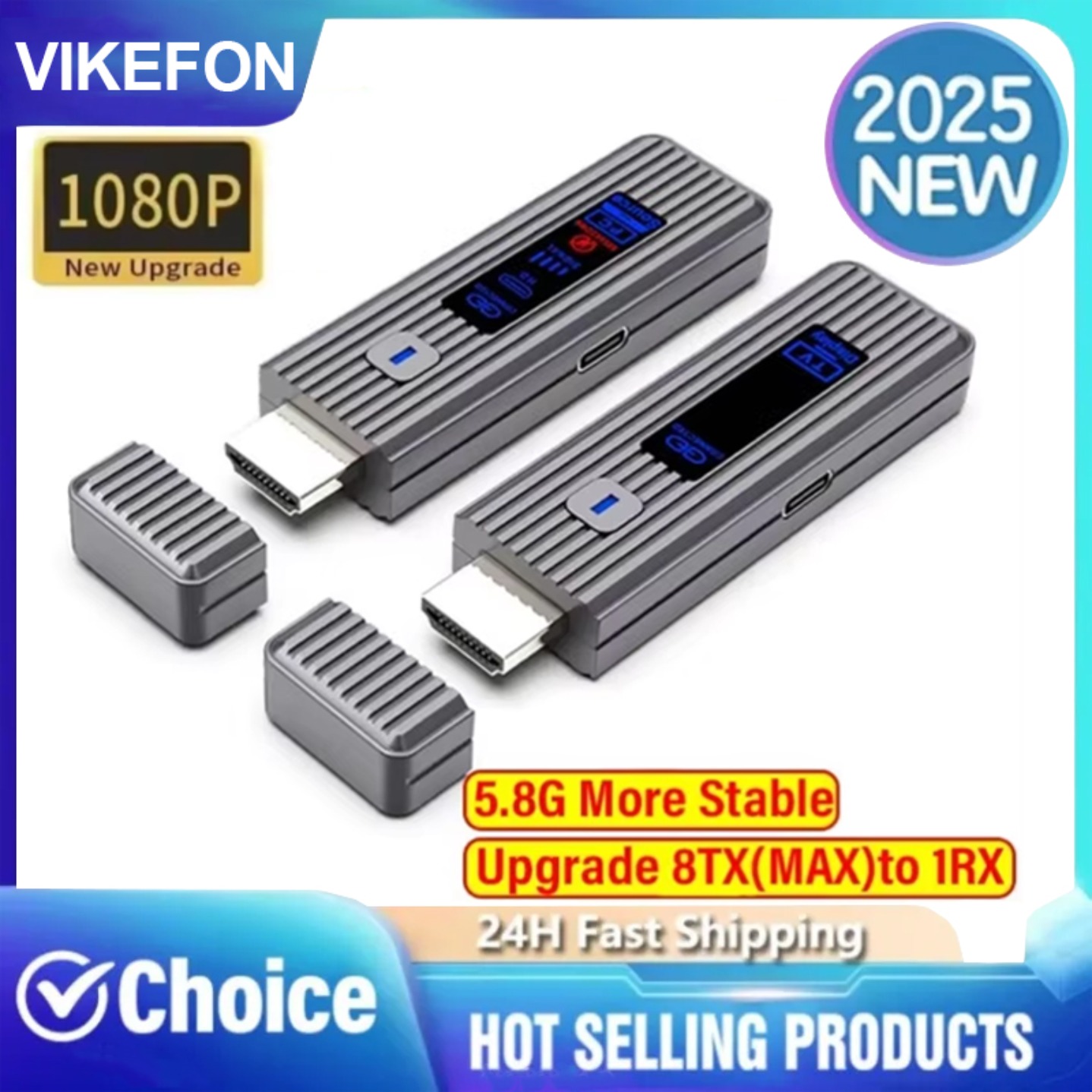 50M Draadloze HDMI Video Zender Ontvanger Kits HDMI Extender Adapter TV Stick Dongle 1080P voor Laptops PC Monitor projector