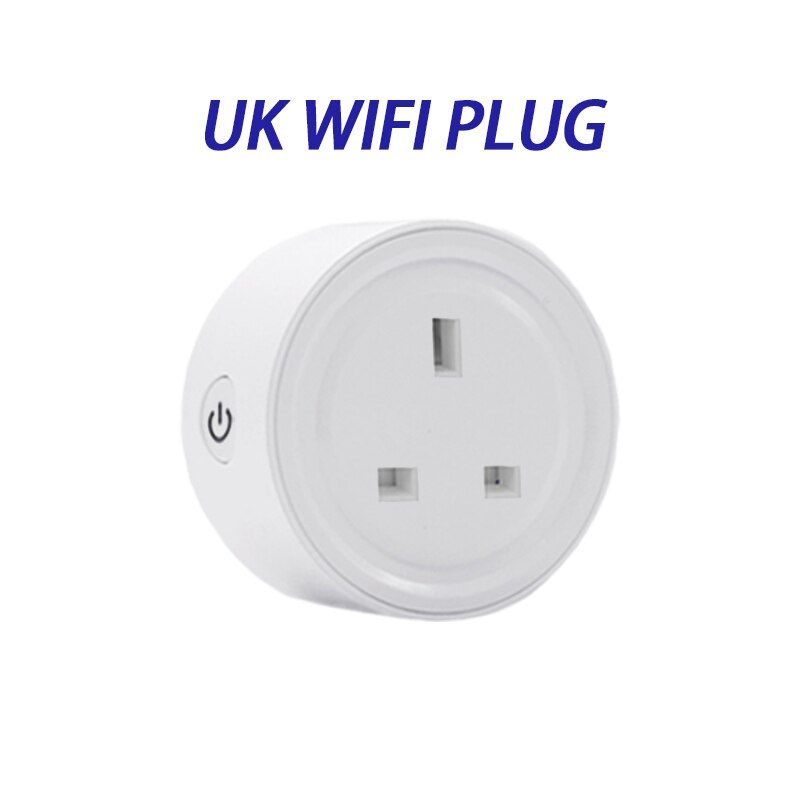 WiFi Smart Plug 10A EU UK US Adapter Wireless Remote Control Power Monitor Timer Socket For Google Home Alexa Home Accessories: UK plug / 4pcs