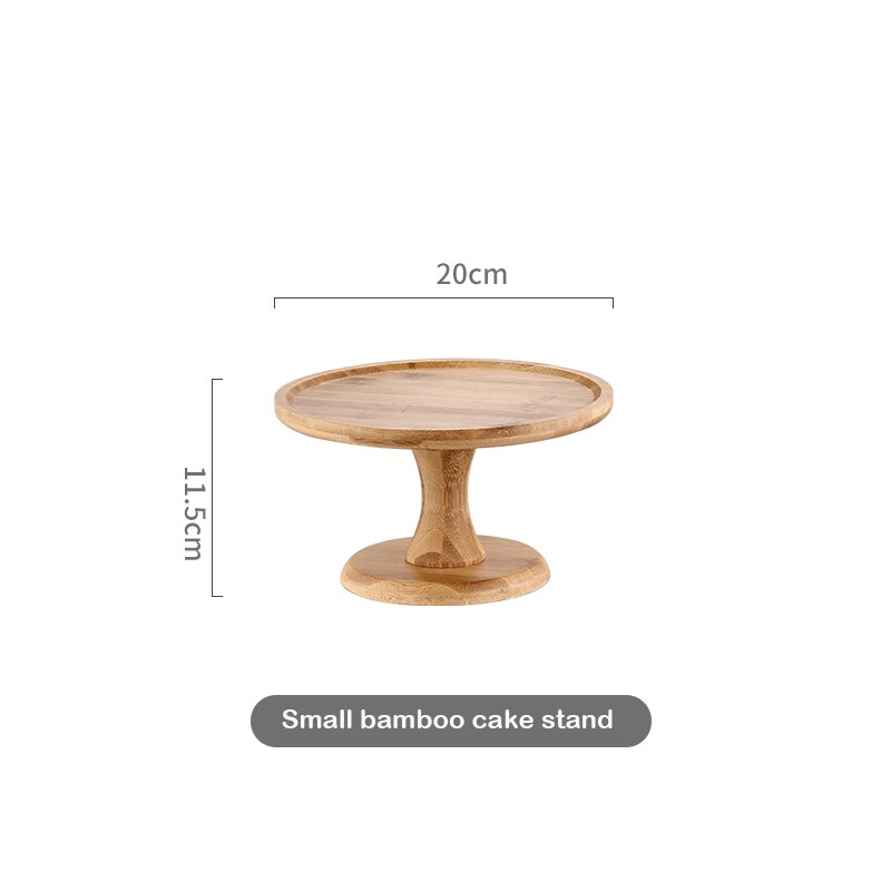 Ceramic Wooden Bottom High Foot Cake Plate Glass Cover Tray European Fruit Plate With Lid Cake Stand Dessert Table: 005