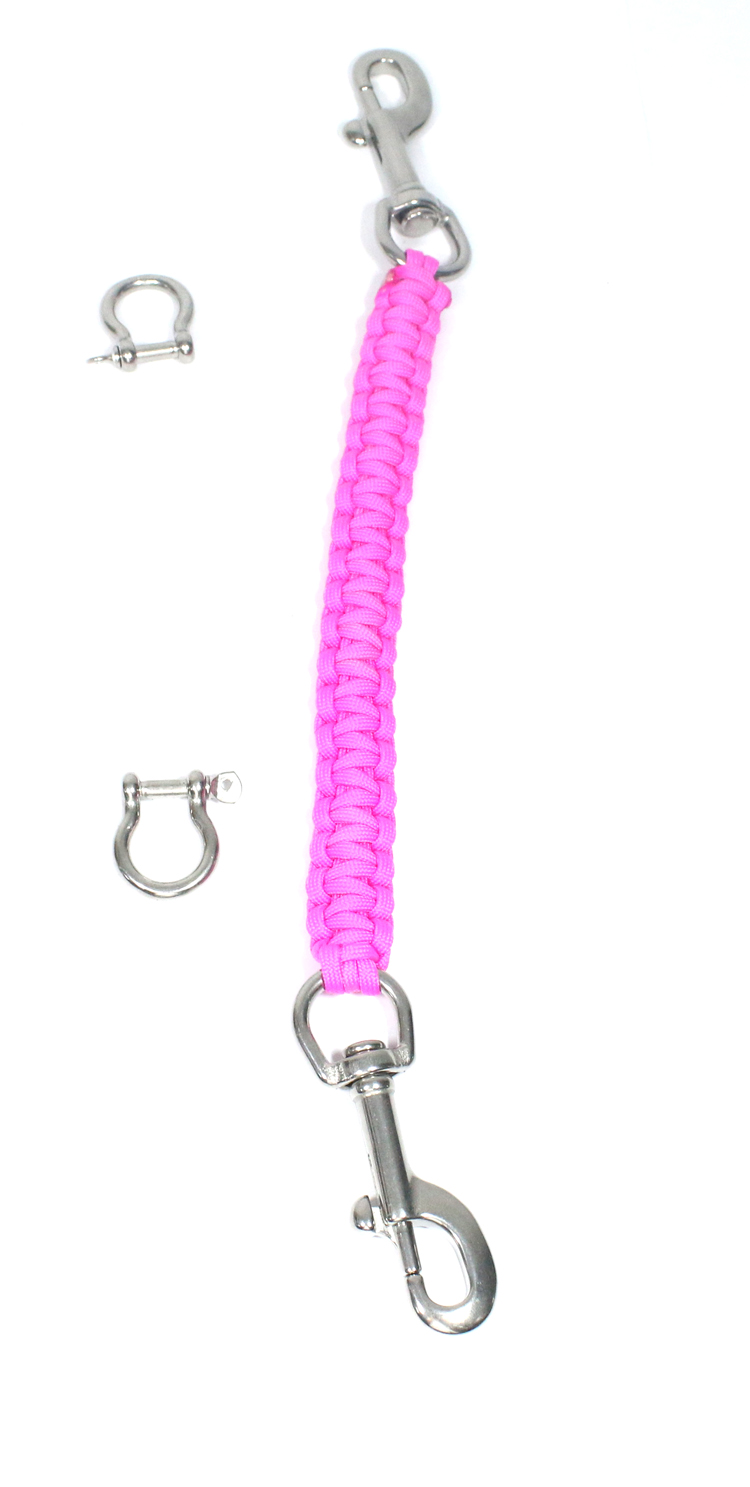 Scuba Diving Camera Housing Handle Rope Lanyard Strap Carrier For Tray Portable Diver Holder Missed Rope Underwater Photography: pink