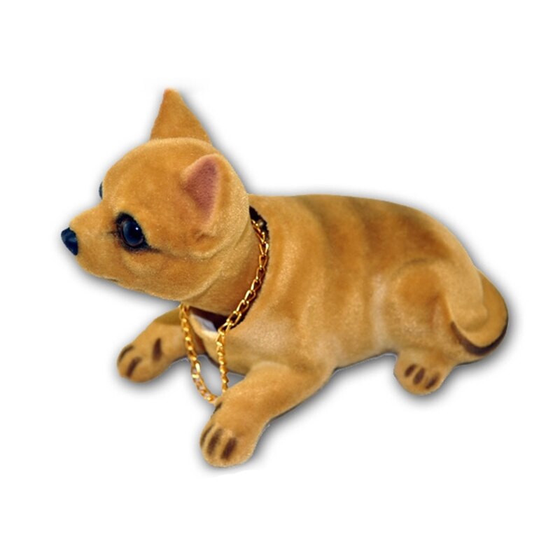 Auto Ornamenten Mooie Wobble Hoofd Hond Auto Dashboard Pop Auto Hoofd Schudden Speelgoed Ornamenten Nodding Hond Auto Interieur Accessoire: color5