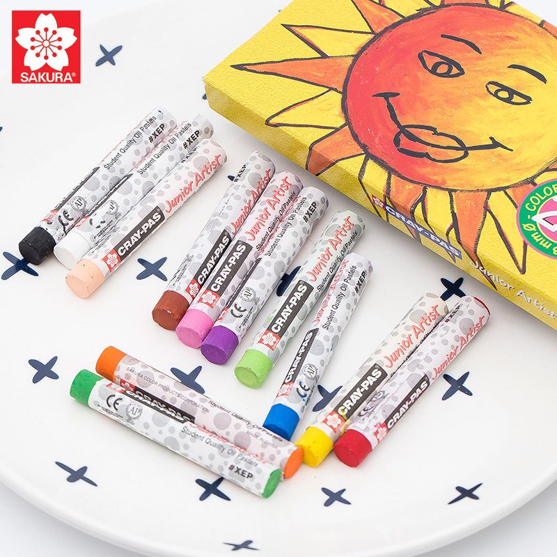 12/24/50 Mooie Sakur Olieverfschilderij Stok Professionele Grade Wasbare Art Graffiti Kleuren Schilderen Set Kinderen Kleurpotloden