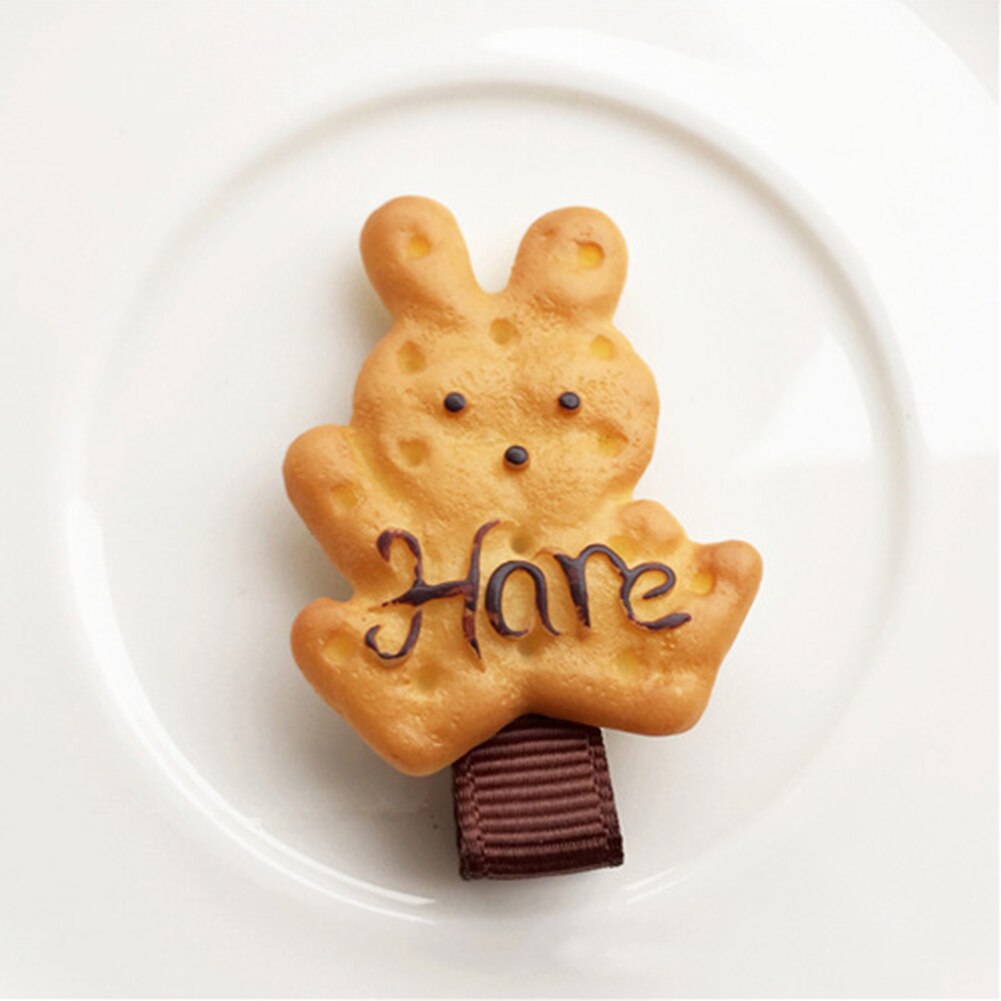 Cookie Haarspeld Haar Clip Haar Ring Elastische Elastiekjes Haar Touw Meisjes Hoofdbanden Haar Banden Kinderen Haarband Haaraccessoires: 2