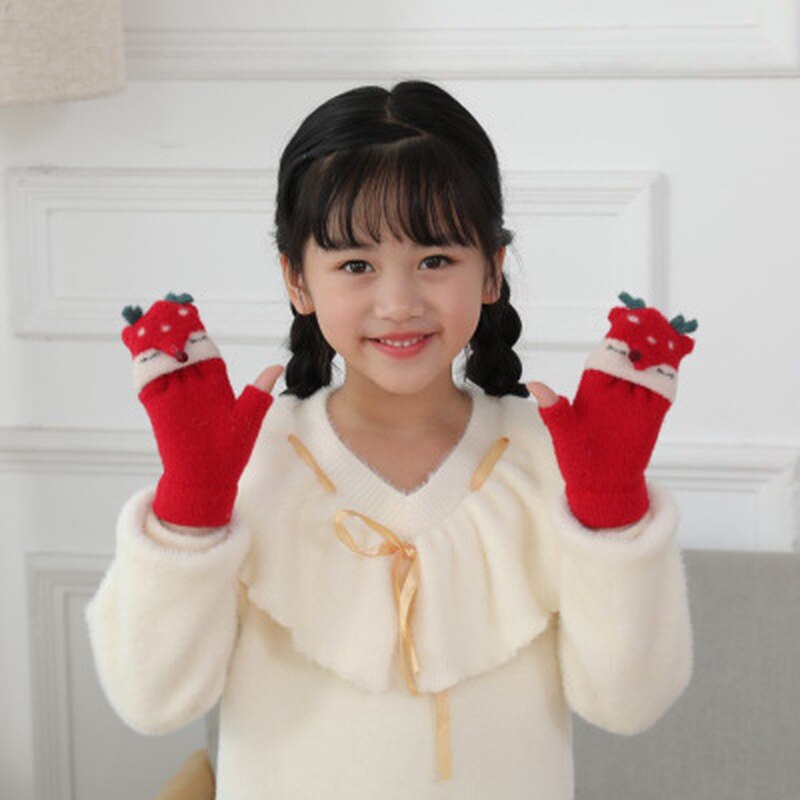 Winter Handschuhe freundlicher Finger Handschuhe Nette Karikatur Ebene Mitttens für freundlicher Baby Jungen Mädchen Winter Handschuhe für Weihnachten