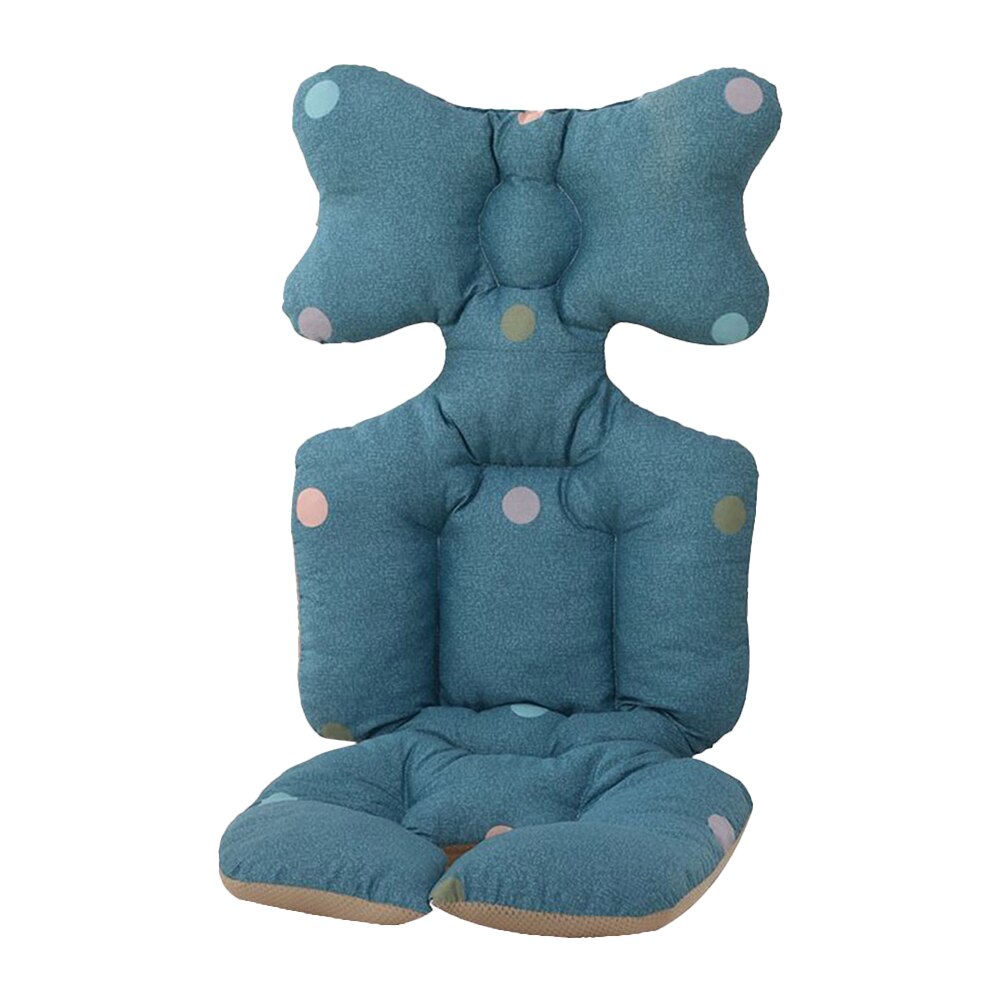Baby Stroller Liner Baby Stroller Cotton Seat Cushion Infant Child Cart Mattress Mat Kids Carriage Pram Stroller Accessories: polka dots