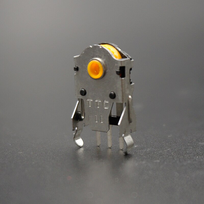 2pcs Original TTC Mouse Encoder Highly Accurate 9 10 11mm yellow Core Solve sensei TEN RIVAL 300 310 g102 304 G703 wheel problem: TTC 11MM yellow Core