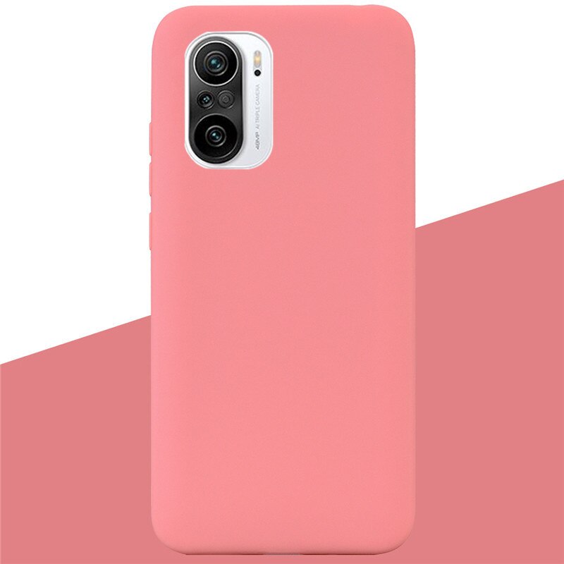 For Xiaomi Poco F3 Case Silicone Back Cover Phone Cases for Poco F3 Case Soft TPU Shockproof Pocof3 f 3 Silicone Case Coque: 9 Orange