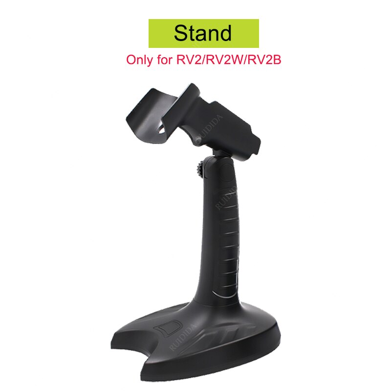 Draadloze Scanner 2D Barcode Scanner Draagbare Draadloze 2d Scanner Wired Handheld Qr Scanner Bluetooth Code Bar Scanner Met Stand: Stand