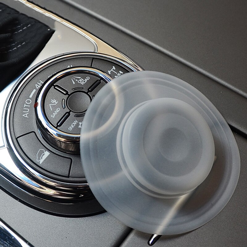 SRXTZM Car Center Console Control Switch Cover Silicone Anti-dust Protective Cover Car Styling For Nissan PATROL Y62 1pcs