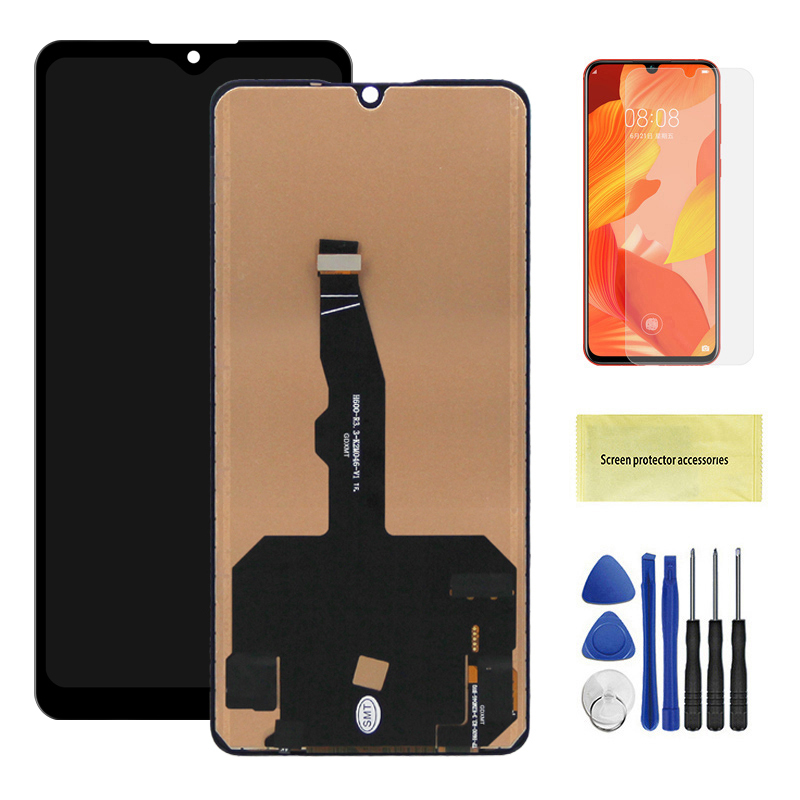 Para HUAWEI P30 6,1 ''para ELE-L29 ELE-L09 AL00 TL00 ELE-L04 pantalla LCD reemplazo del ensamblaje del digitalizador de pantalla táctil: Linen