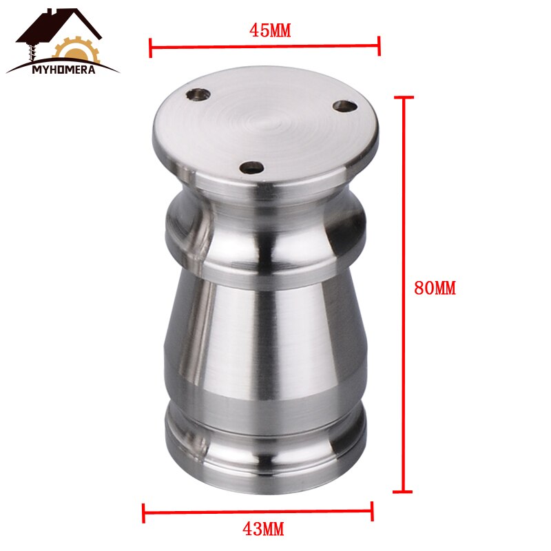 Myhomera 80mm-150mm Möbel Füße Bein Einstellbare Schrank Sofa Beine Aluminium Schrank Kaffee Tee Tisch Schlecht Schutzhülle fuß: Farbe E 80mm