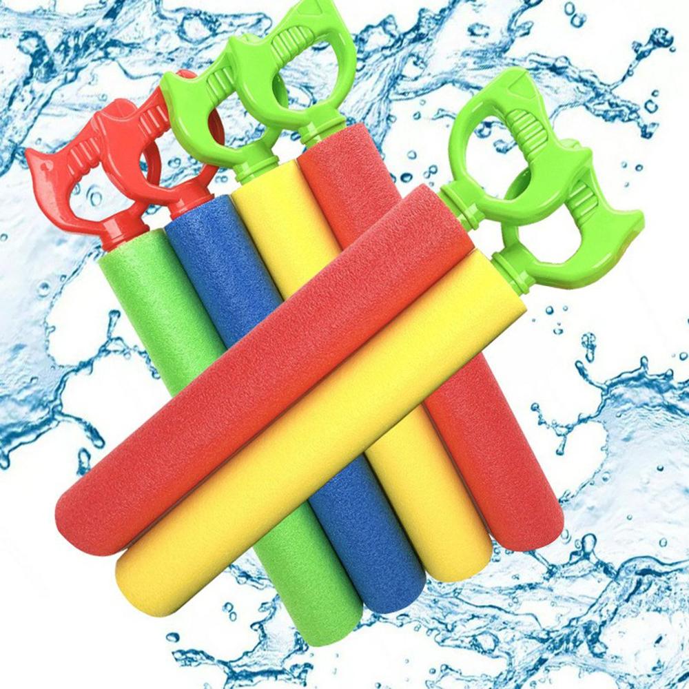 Wasser Spielzeug EVA bunt Schaum Wasser Pistole Blaster Schütze Pumpen Spritzgerät Wasser Pistole Spielzeuge Pro Kinder Sommer Baden Schwimmbecken Spielzeuge