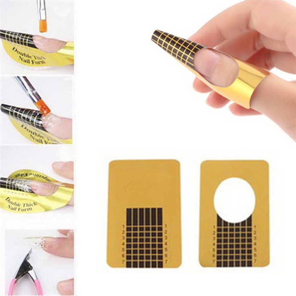 Manicure Supplies Gold Square Paper Tray Crystal Light Therapy Armor Special Nail Tray Nail Tools