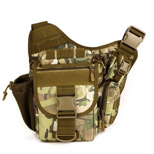 Dslr Camera Tas Leger Geneigd Schoudertas Mannelijke Handtas Toevallige Zadel Camouflage Schoudertassen Nylon Pack D548: CP camouflage