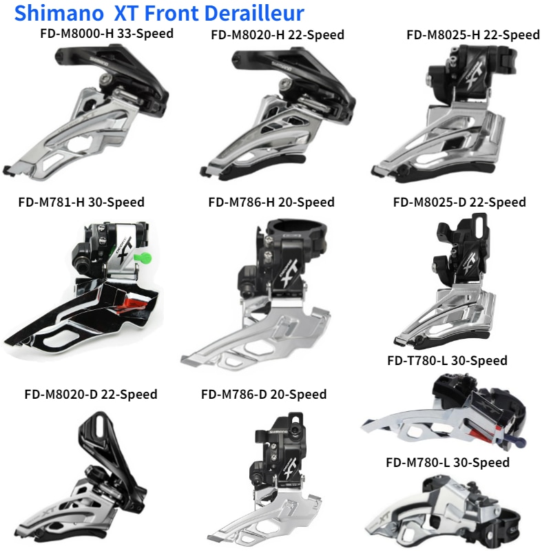 Shimano XT FD M8000-H M8025-H M8020-H M786 M781 M8025-D M8020-D M786-D M780 T780 3x10 2X11 3X11 2X10 M8025 desviador