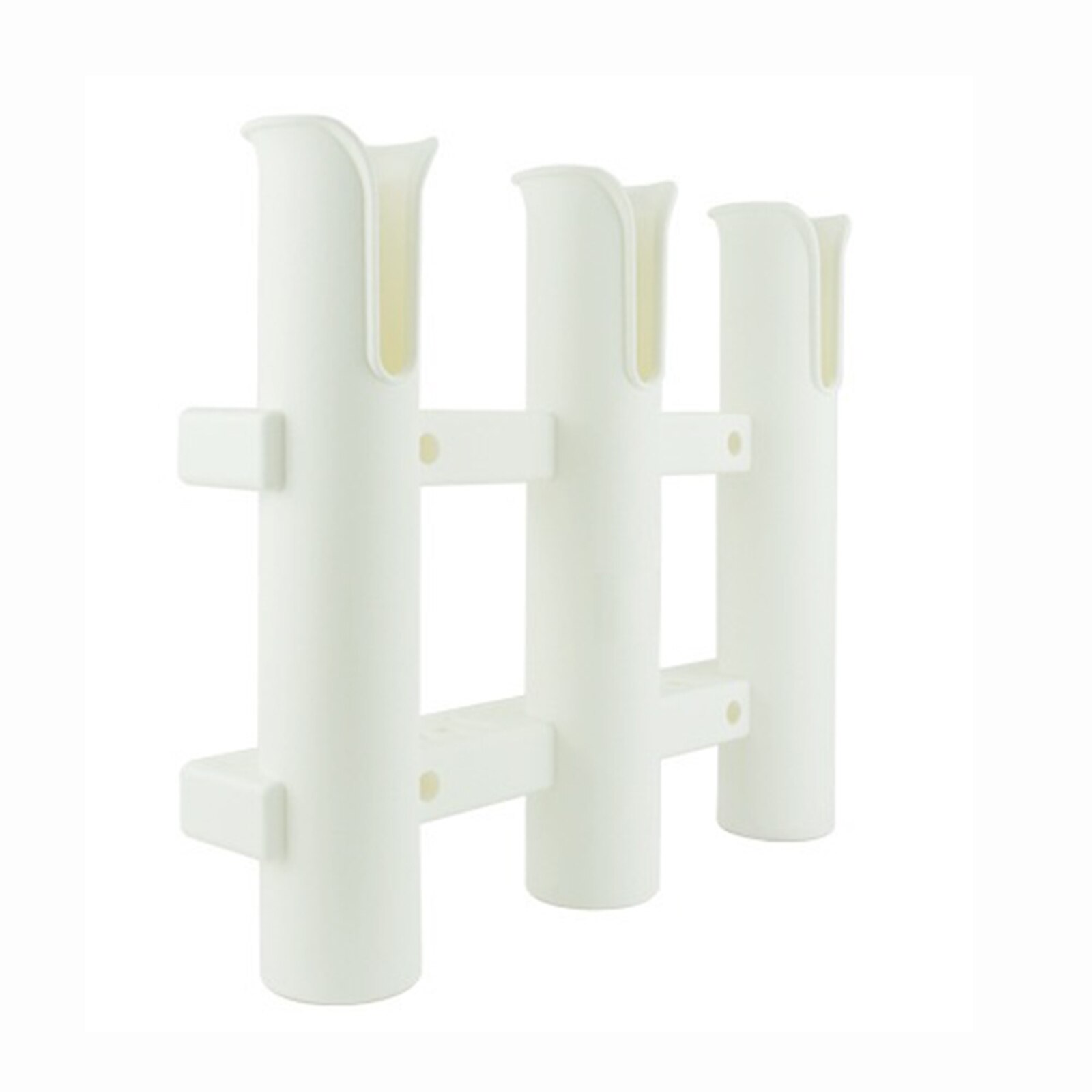 3 Tubes Link White Plastic Fishing Rod Racks Holder Fishing Rod Rack Socket For Boat Fishing Accessories Space saving