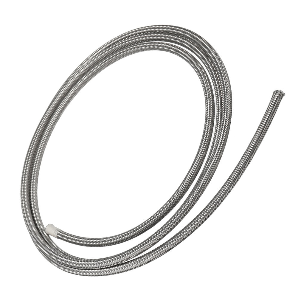 Manguera de freno hidráulico, tubo flexible de combustible, 2m, AN3, 3AN, AN3, AN-3, PTEF