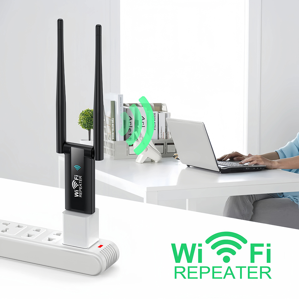 2.4G 300Mbps Wifi Wireless Booster Amplifier Portable USB Repeater Extender Router WiFi Signal Long Range Wi-Fi Repeater Acces