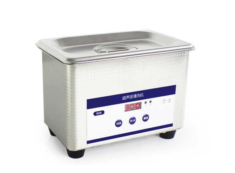 Limpiador ultrasónico de acero inoxidable, máquina de lavado para baño, gafas, joyería, reloj, dentadura, Mini tanque de limpieza por onda de ultrasonido
