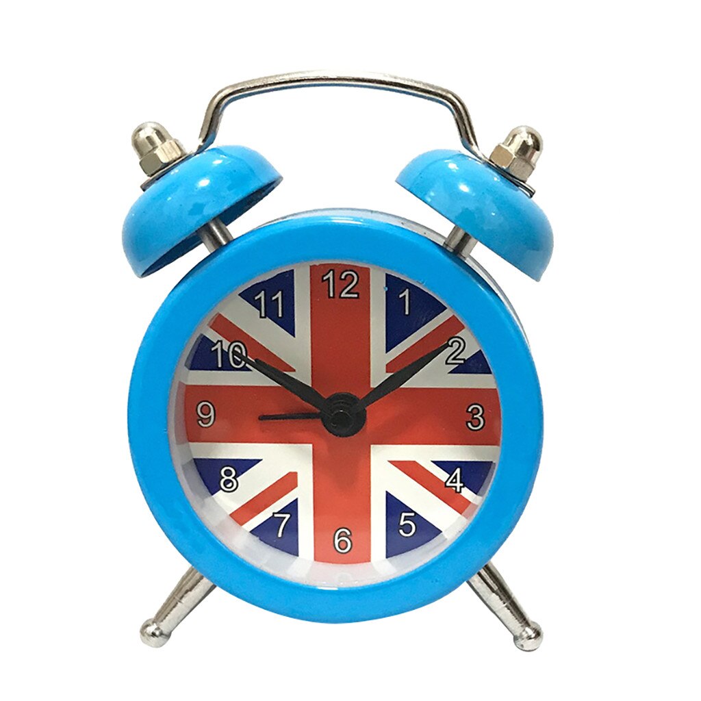 alarm clock Cute Mini Metal Small Alarm Clock Electronic Small loud alarm clock despertador decor dropdshipping 314W