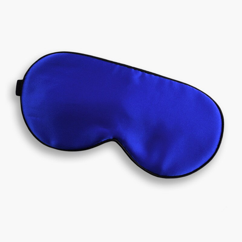 16 Momme Heavy Moerbei Zijde Oogmasker Slaap Eyeshade Blindfold Cover Voor Nacht Slapen, reizen, Dutje: royal blue