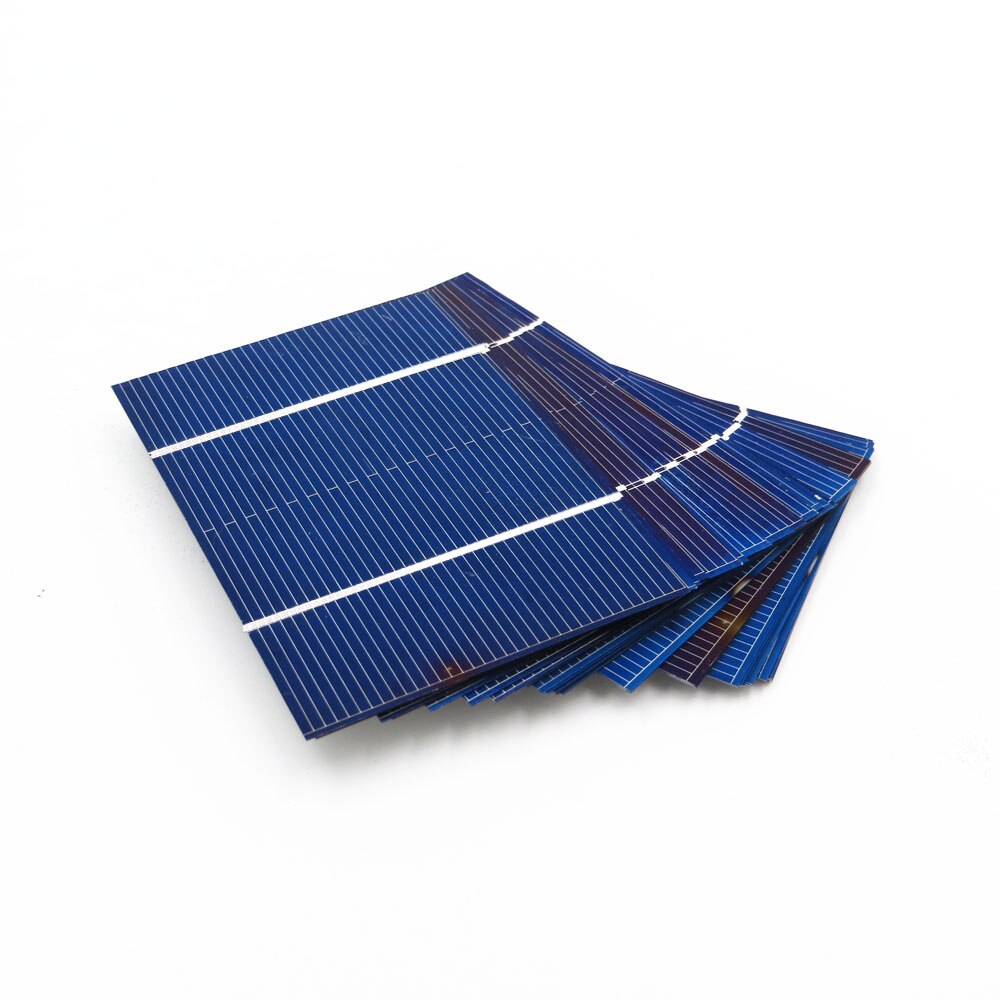 100pcs / lot 156 Solar Cells Panel DIY Charger Polycrystalline Battery Charge Silicon Sunpower 5/6 inch Mono Poly
