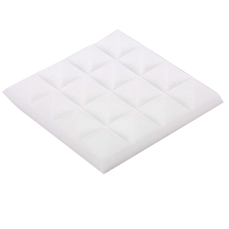 25x25x5cm à prova de som esponja, painel de espuma acústica parar absorção estúdio ktv som para decoração casa arte quarto banheiro sala estar