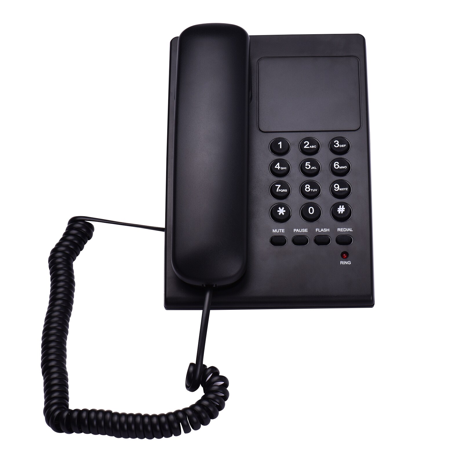 Corded Phone Desk Landline Phone Wall Mountable Telephone Support Ringer/Handset Receive Volume Control Flash Mute Function