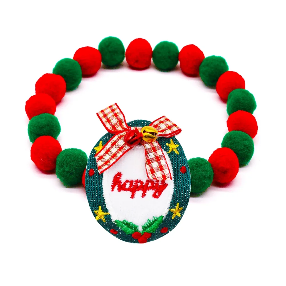 20 piezas Collar de perro, Collar de Navidad para perro, pajaritas para perro pequeño, Collar de pajarita para gato, accesorios de aseo para perros de Navidad, suministros para mascotas: XL / Borgoña