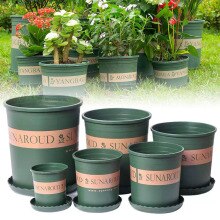 0.5-5 Gallon Plant Grow Flower Pot Home Gardening Growing Flowerpot Flower Nursery Root Control Pot With Tray