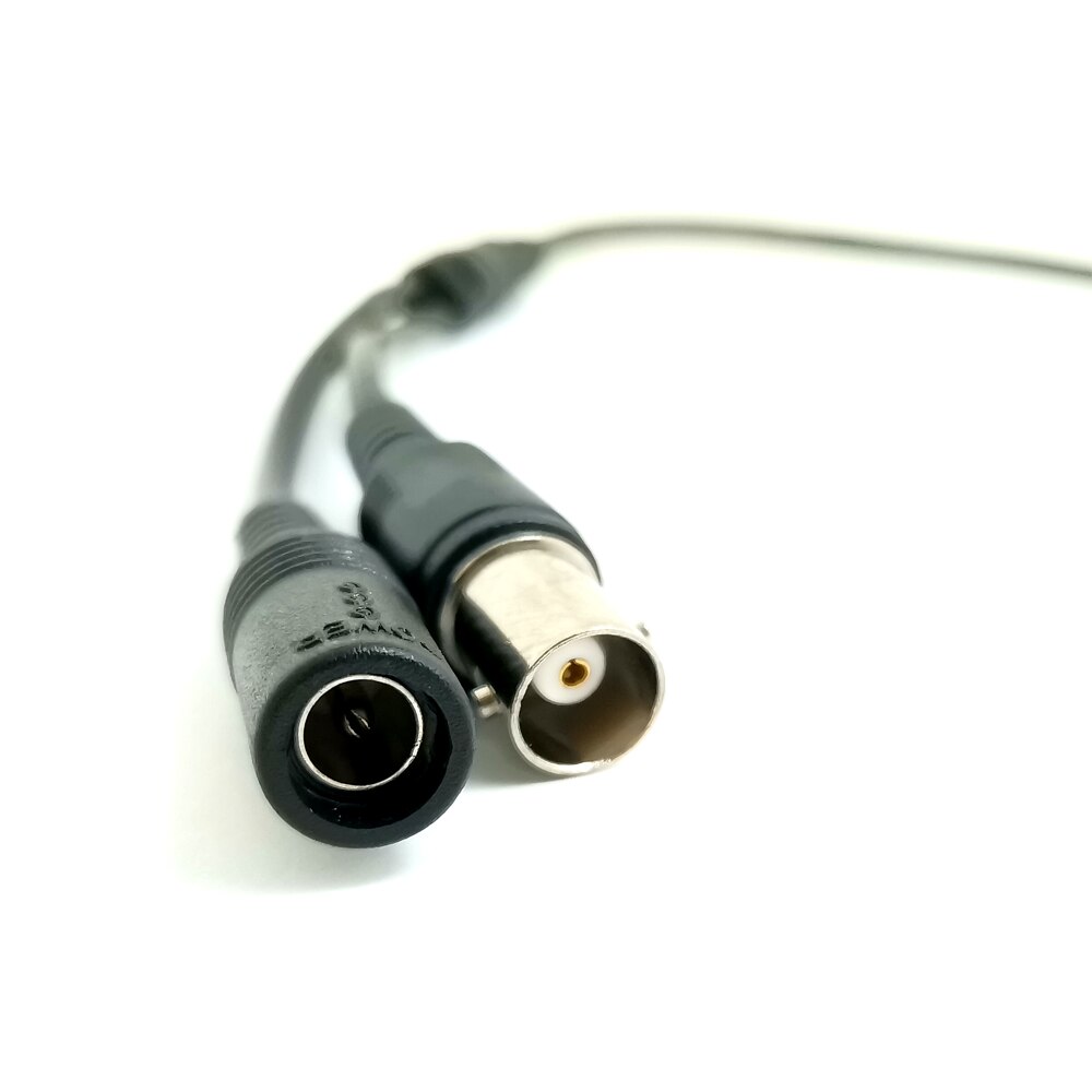 JIENUO-Cable de vídeo de línea de cámara, Cable de alimentación de 12V, Pigtail AHD, analógica, CCTV