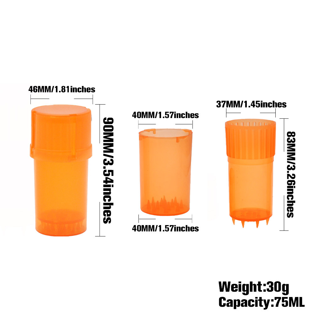 Förvaringsbehållare med inbyggd kvarn, lufttät, vatten- och lukttät