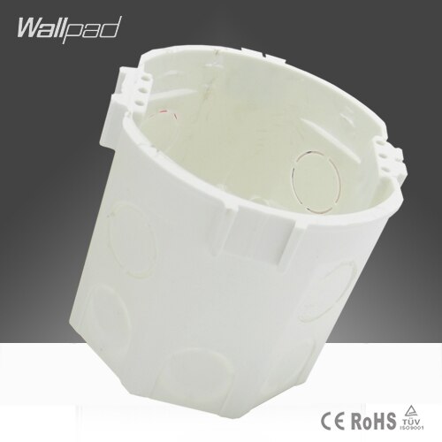 Wallpad 73*62MM EU European Standard Cassette Universal Wall Mounting Box for Wall Switch and Socket Back Box,