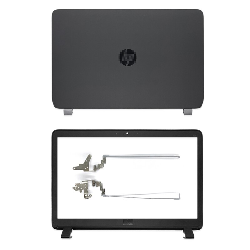 Top Back Cover For HP Probook 450 G2 455 G2 LCD Back Cover/Front Bezel/Hinges/Palmrest/Bottom Case Top Caes 768123-001 Black: AB Coverhinges