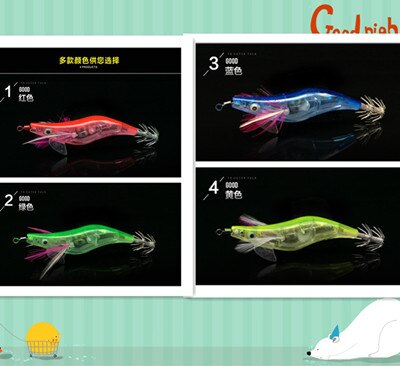 Elektronisk sällskapsdjur leksak elektronisk räka bläckfisk krok nattlysande trä räkor bläckfisk krok blixt bläckfisk bete simulerad bete pojke: 4 st