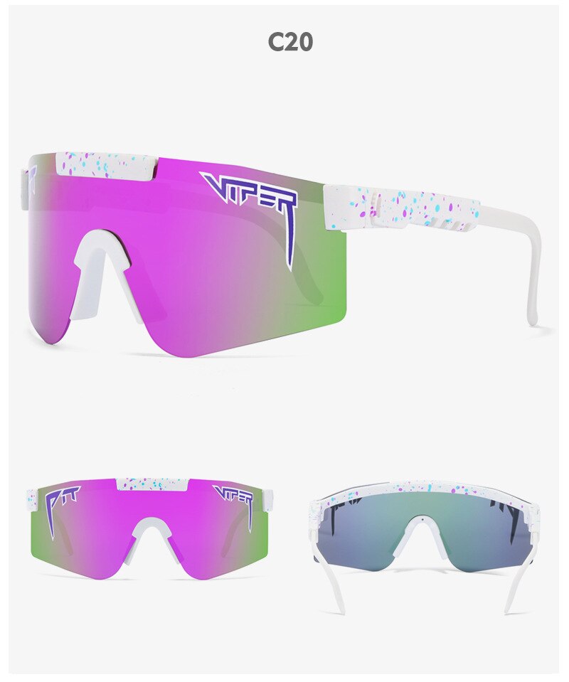 neue Klassische Gunglasses Gespiegelt Grün objektiv Pit Viper Männer Sonnenbrille Polarisierte für Frauen TR90 Rahmen UV400 Schutz
