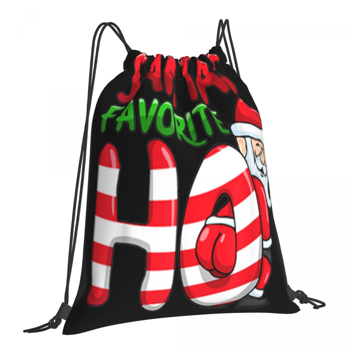 Premium Santas Favoriete Ho Santa Favourite Ho Grappige Meisjes Kerst Stijl Tassen Rugzak Tas