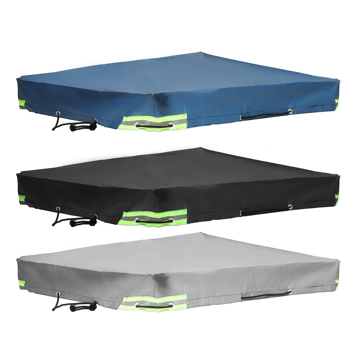 112x90x13cm Universal Trailer Car Cover Outdoor Sunshade Snow Covers Waterproof Dustproof Travel Camping Tent Cover Canopy